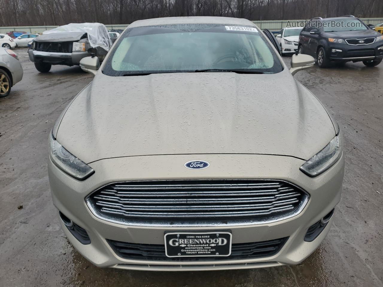 2016 Ford Fusion Se Серебряный vin: 3FA6P0HD4GR183724