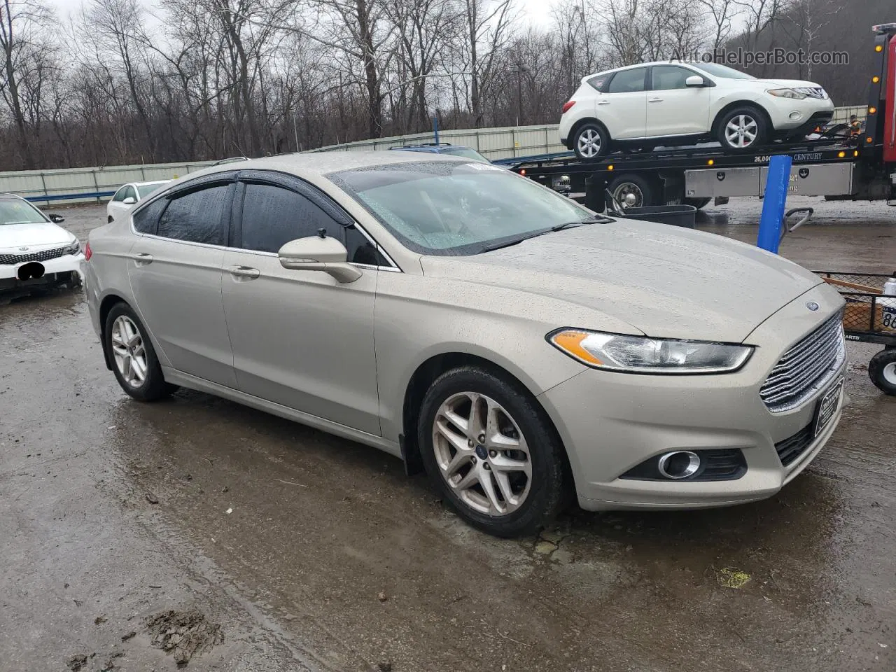 2016 Ford Fusion Se Silver vin: 3FA6P0HD4GR183724