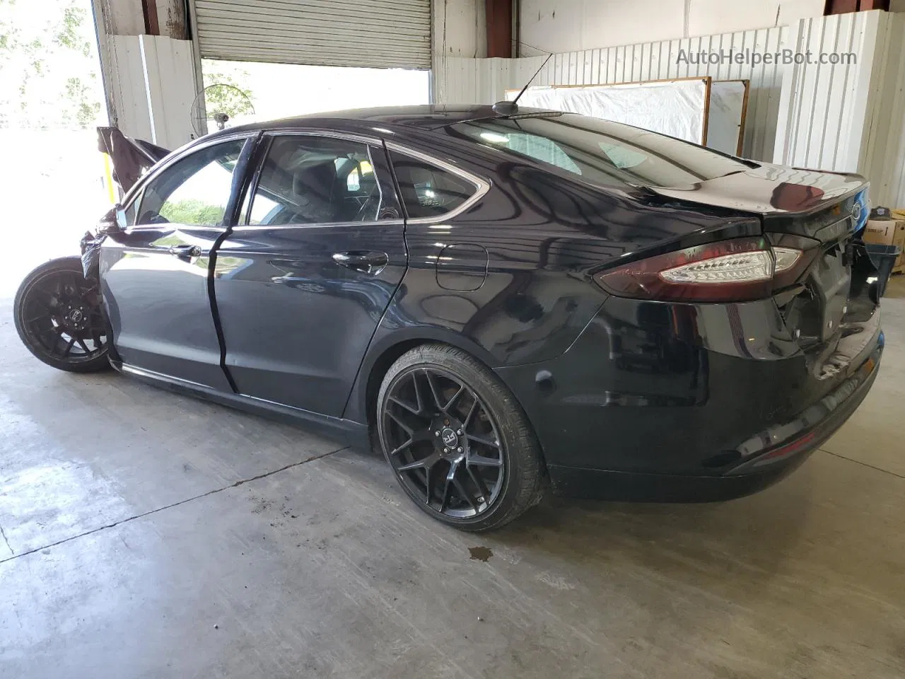 2016 Ford Fusion Se Черный vin: 3FA6P0HD4GR274637