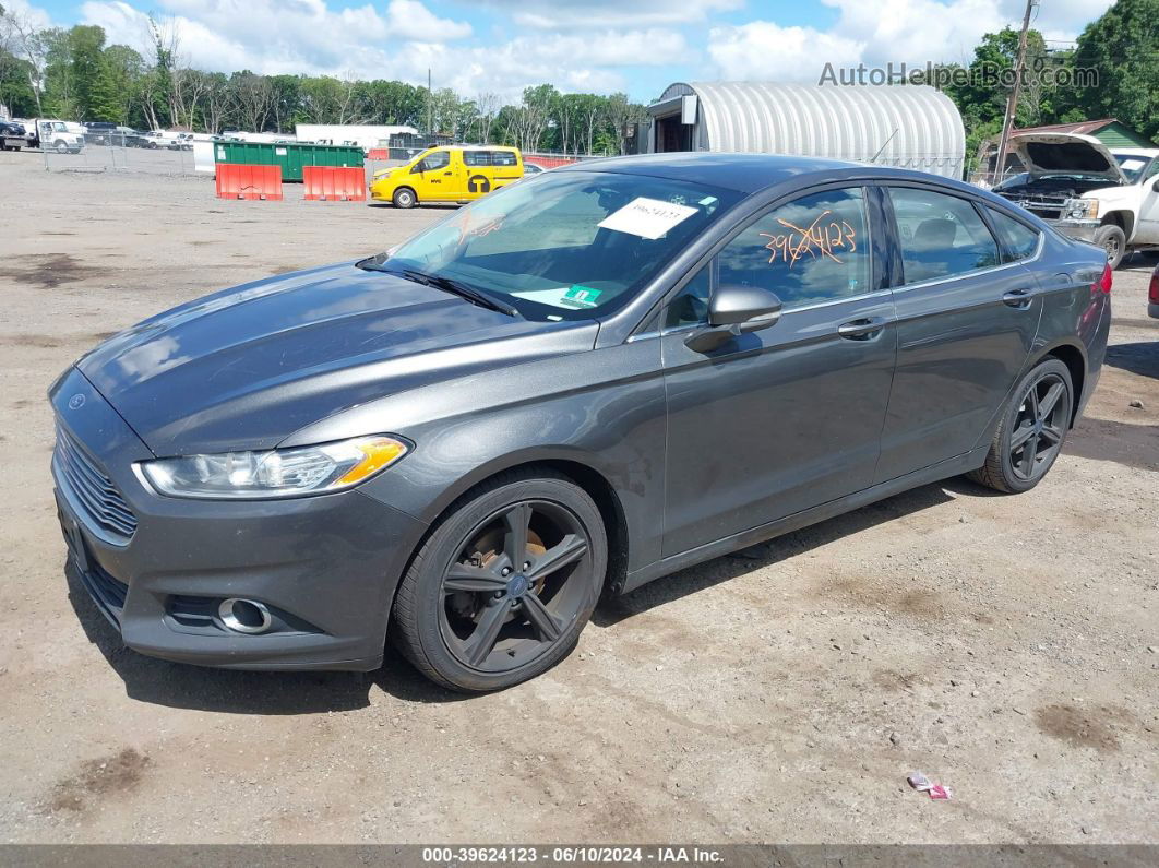 2016 Ford Fusion Se Gray vin: 3FA6P0HD4GR310214