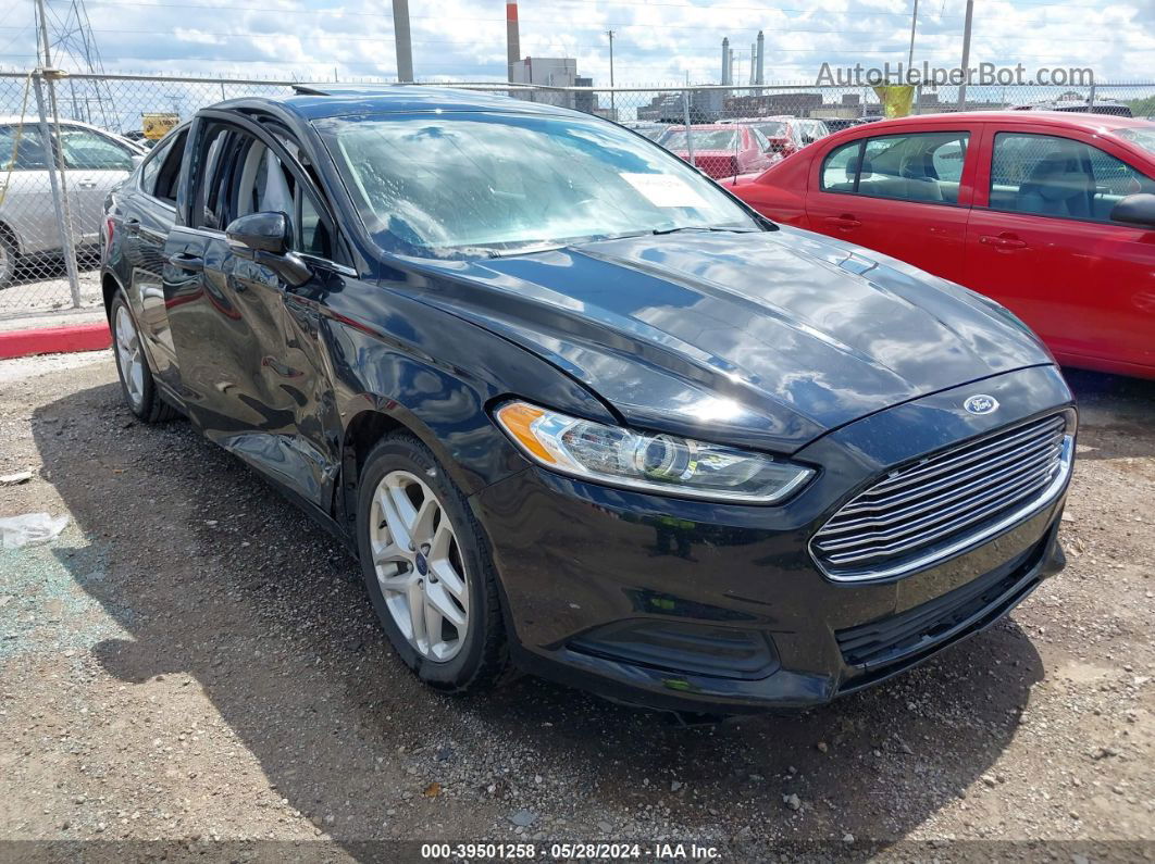 2016 Ford Fusion Se Black vin: 3FA6P0HD4GR313789