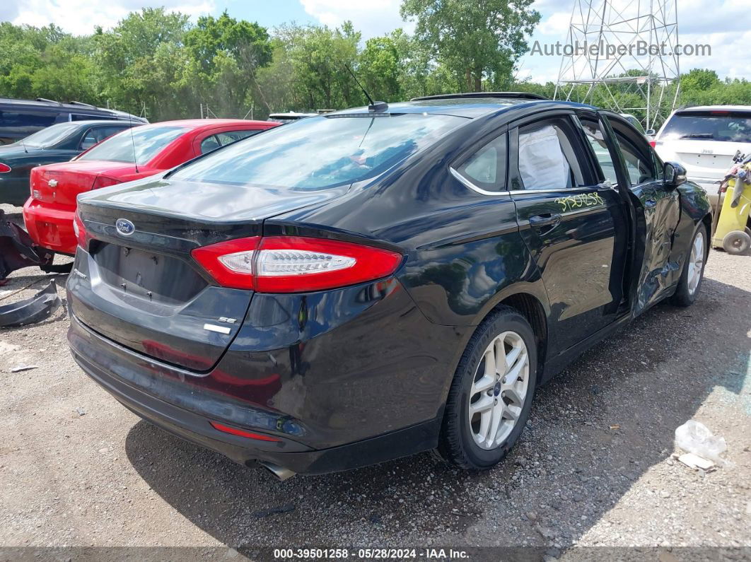 2016 Ford Fusion Se Black vin: 3FA6P0HD4GR313789