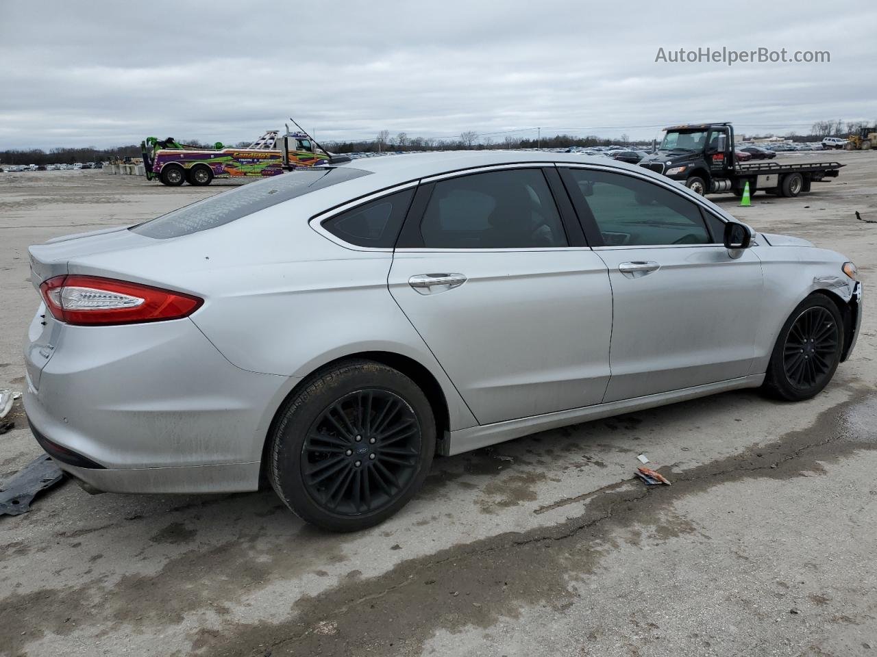 2016 Ford Fusion Se Silver vin: 3FA6P0HD4GR323691