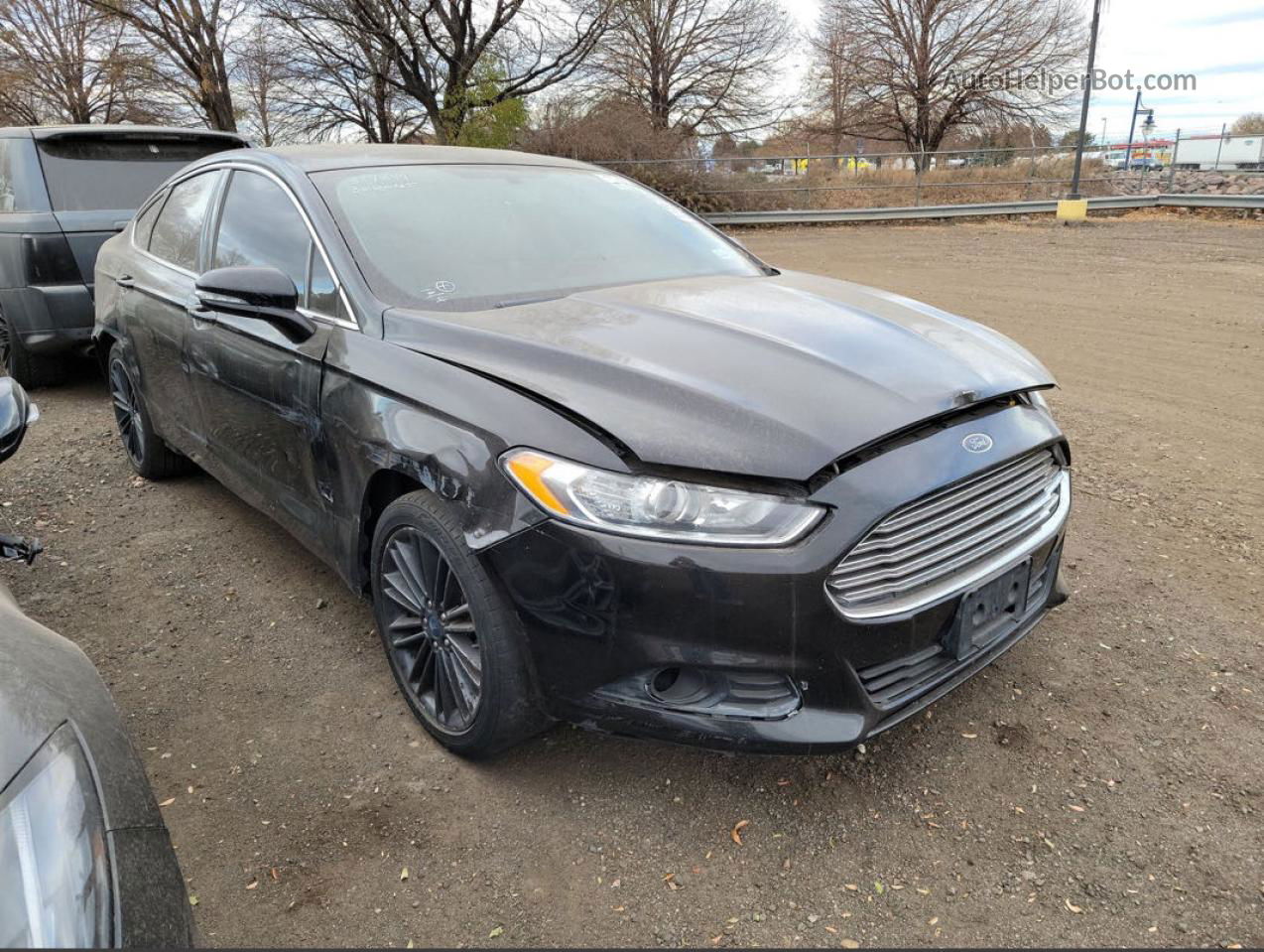 2016 Ford Fusion Se Черный vin: 3FA6P0HD4GR327899