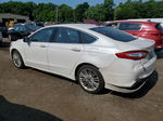 2016 Ford Fusion Se White vin: 3FA6P0HD4GR393482