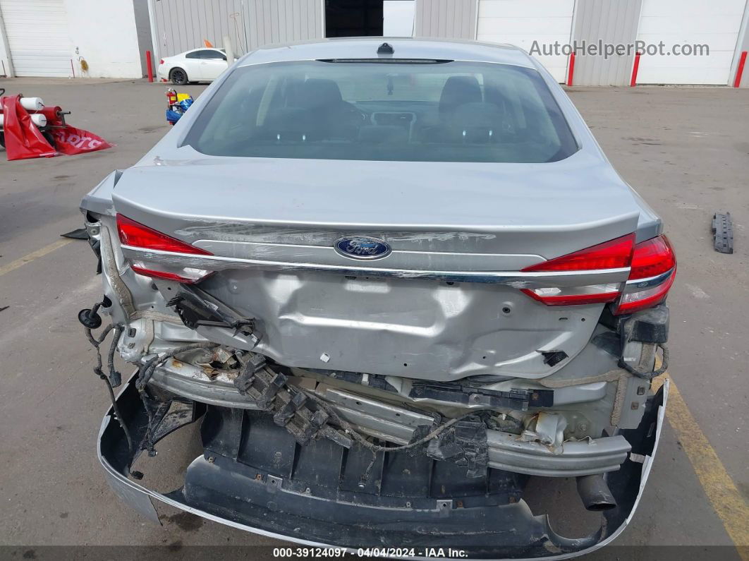 2017 Ford Fusion Se Silver vin: 3FA6P0HD4HR294405