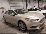 2017 Ford Fusion Se Beige vin: 3FA6P0HD4HR365943