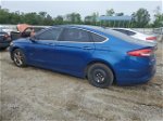 2018 Ford Fusion Se Blue vin: 3FA6P0HD4JR104172