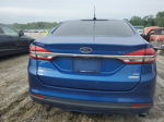 2018 Ford Fusion Se Blue vin: 3FA6P0HD4JR104172