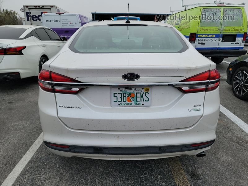 2018 Ford Fusion Se vin: 3FA6P0HD4JR118444