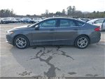 2018 Ford Fusion Se Gray vin: 3FA6P0HD4JR135244