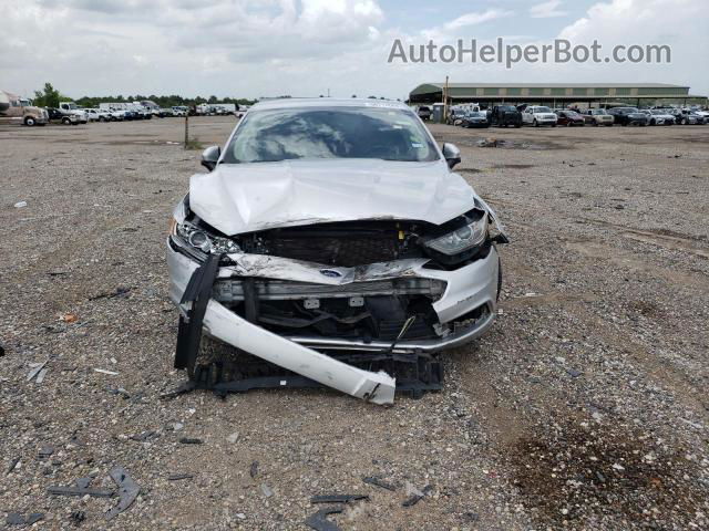 2018 Ford Fusion Se Silver vin: 3FA6P0HD4JR179101