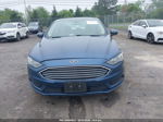 2018 Ford Fusion Se Синий vin: 3FA6P0HD4JR195914