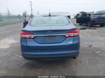 2018 Ford Fusion Se Синий vin: 3FA6P0HD4JR195914