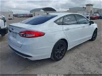 2018 Ford Fusion Se White vin: 3FA6P0HD4JR218057