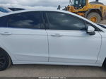 2018 Ford Fusion Se White vin: 3FA6P0HD4JR218057