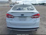 2018 Ford Fusion Se White vin: 3FA6P0HD4JR218057
