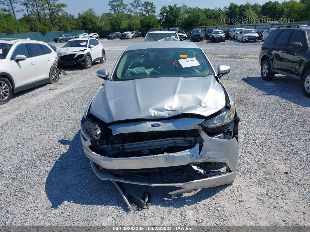 2018 Ford Fusion Se Silver vin: 3FA6P0HD4JR223128