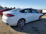 2018 Ford Fusion Se White vin: 3FA6P0HD4JR228507