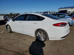 2018 Ford Fusion Se White vin: 3FA6P0HD4JR228507