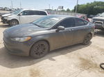 2018 Ford Fusion Se Gray vin: 3FA6P0HD4JR240303