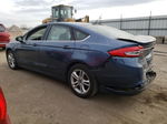 2018 Ford Fusion Se Blue vin: 3FA6P0HD4JR283829