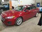 2019 Ford Fusion Se Красный vin: 3FA6P0HD4KR114508