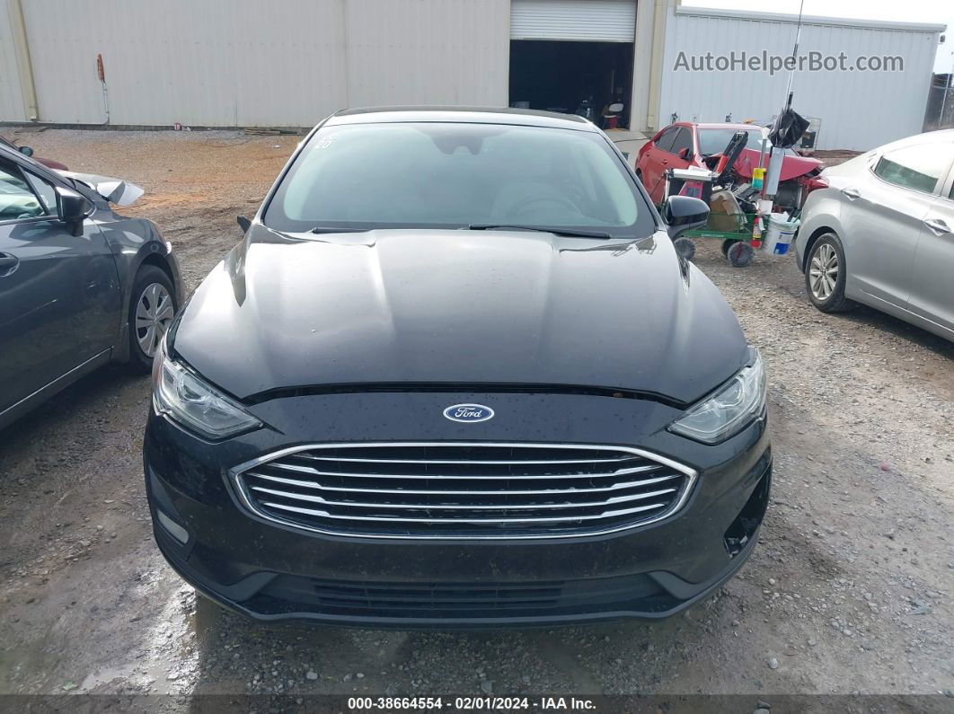 2019 Ford Fusion Se Black vin: 3FA6P0HD4KR146813