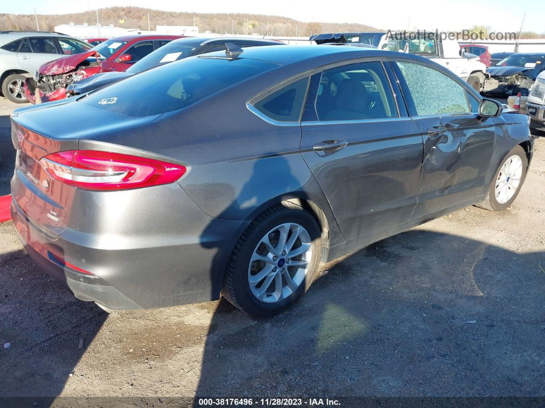 2019 Ford Fusion Se Серый vin: 3FA6P0HD4KR170786