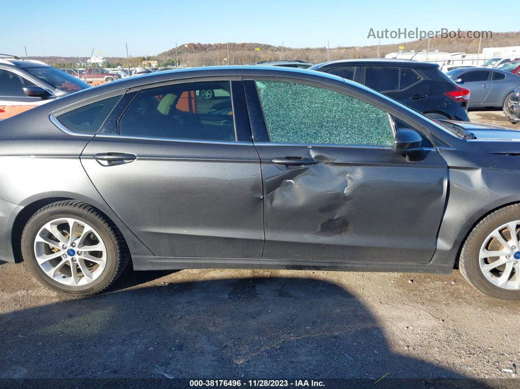 2019 Ford Fusion Se Серый vin: 3FA6P0HD4KR170786