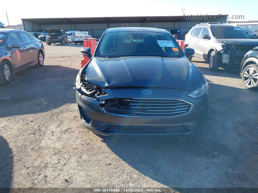 2019 Ford Fusion Se Серый vin: 3FA6P0HD4KR170786