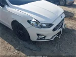 2019 Ford Fusion Se White vin: 3FA6P0HD4KR228976