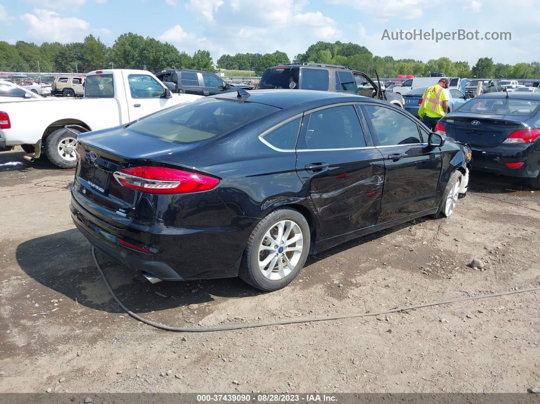 2019 Ford Fusion Se Black vin: 3FA6P0HD4KR229433