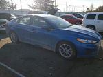 2019 Ford Fusion Se Синий vin: 3FA6P0HD4KR249486