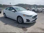 2019 Ford Fusion Se White vin: 3FA6P0HD4KR269205