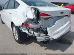 2019 Ford Fusion Se White vin: 3FA6P0HD4KR269205