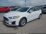 2019 Ford Fusion Se White vin: 3FA6P0HD4KR269205