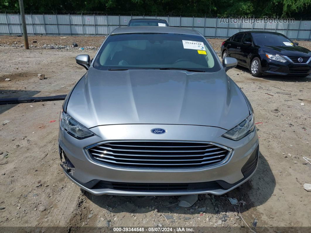 2020 Ford Fusion Se Silver vin: 3FA6P0HD4LR102957