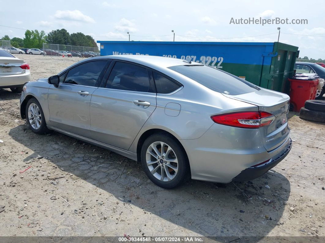 2020 Ford Fusion Se Silver vin: 3FA6P0HD4LR102957