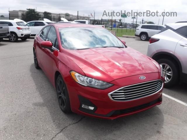 2020 Ford Fusion Se Red vin: 3FA6P0HD4LR156145