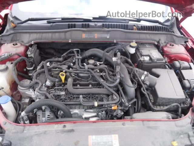 2020 Ford Fusion Se Red vin: 3FA6P0HD4LR156145