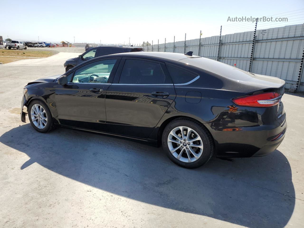 2020 Ford Fusion Se Black vin: 3FA6P0HD4LR254821