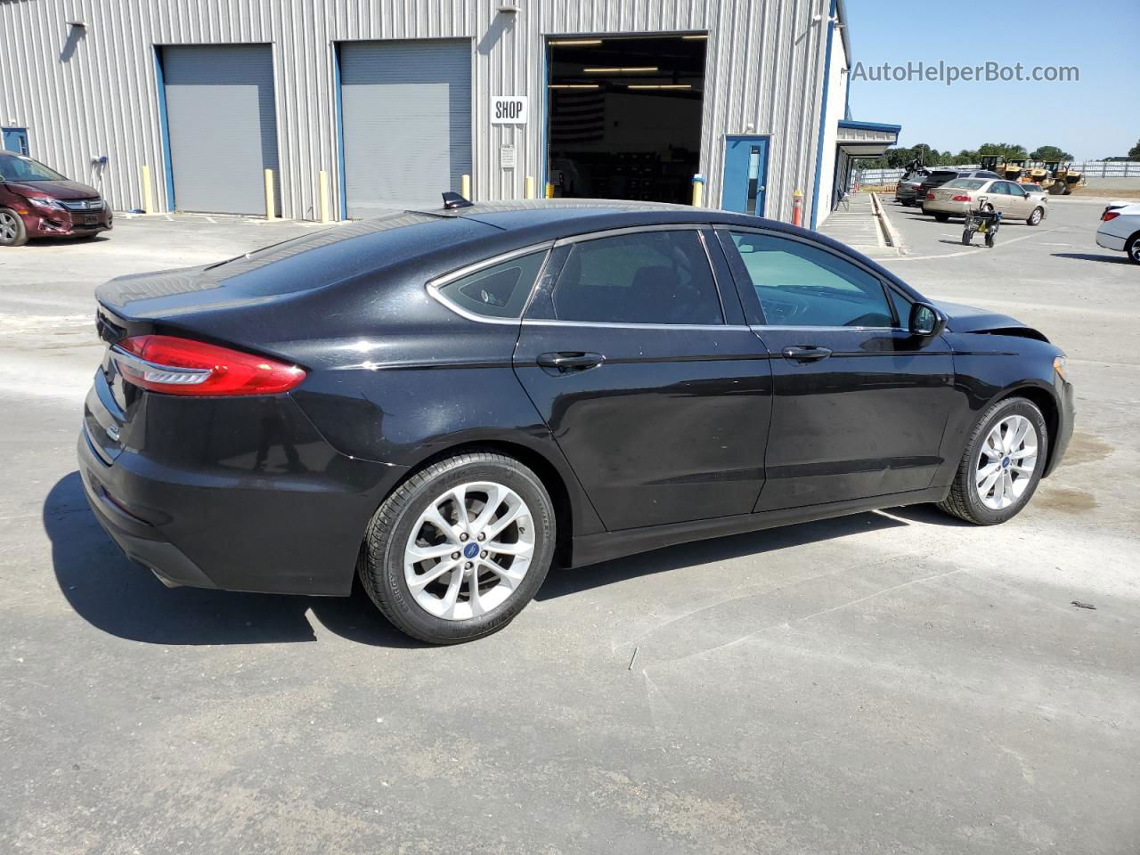 2020 Ford Fusion Se Black vin: 3FA6P0HD4LR254821