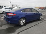 2014 Ford Fusion Se Синий vin: 3FA6P0HD5ER226755