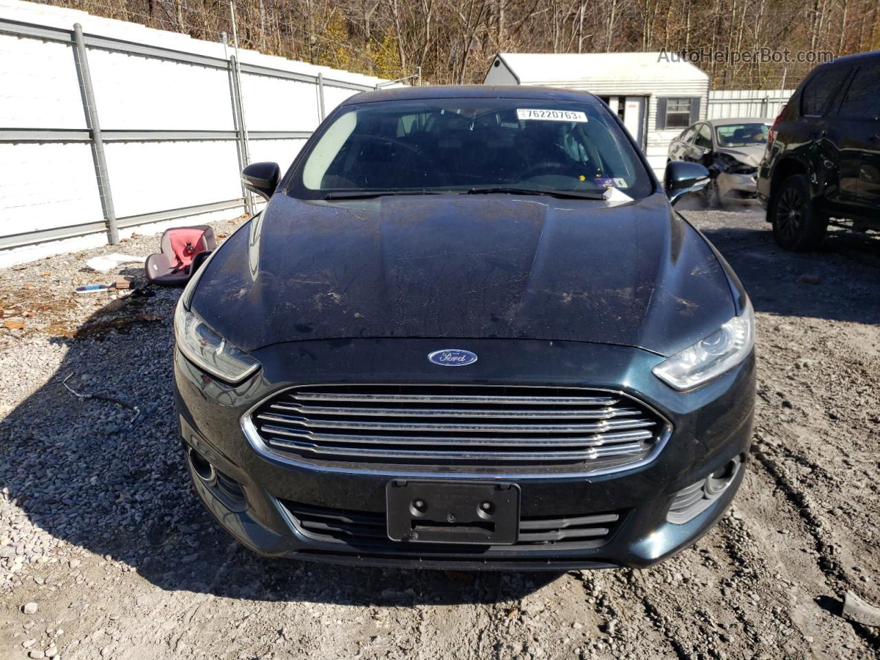 2014 Ford Fusion Se Синий vin: 3FA6P0HD5ER289449