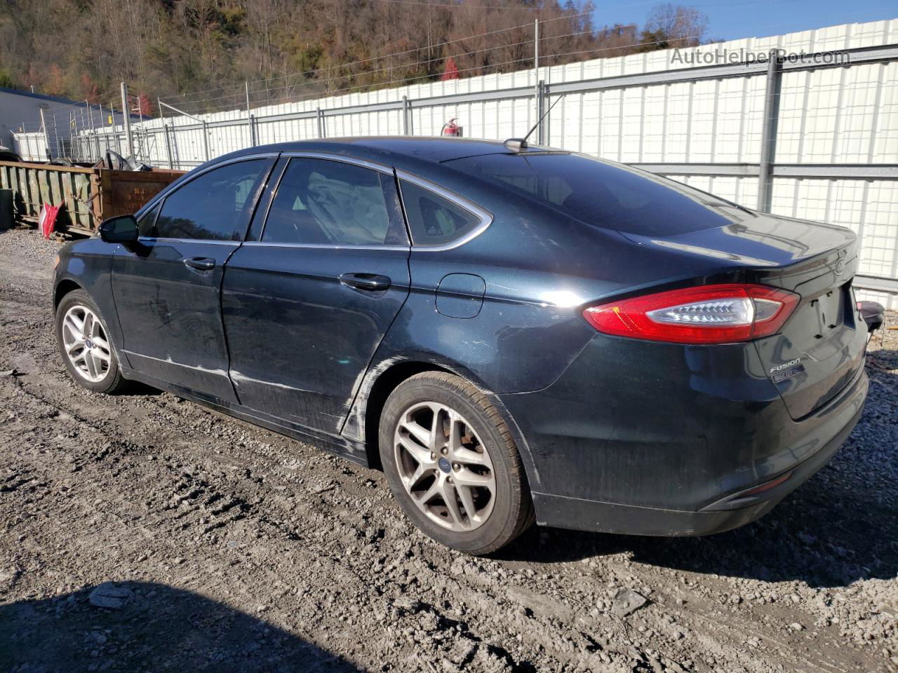 2014 Ford Fusion Se Синий vin: 3FA6P0HD5ER289449