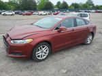 2014 Ford Fusion Se Maroon vin: 3FA6P0HD5ER305486