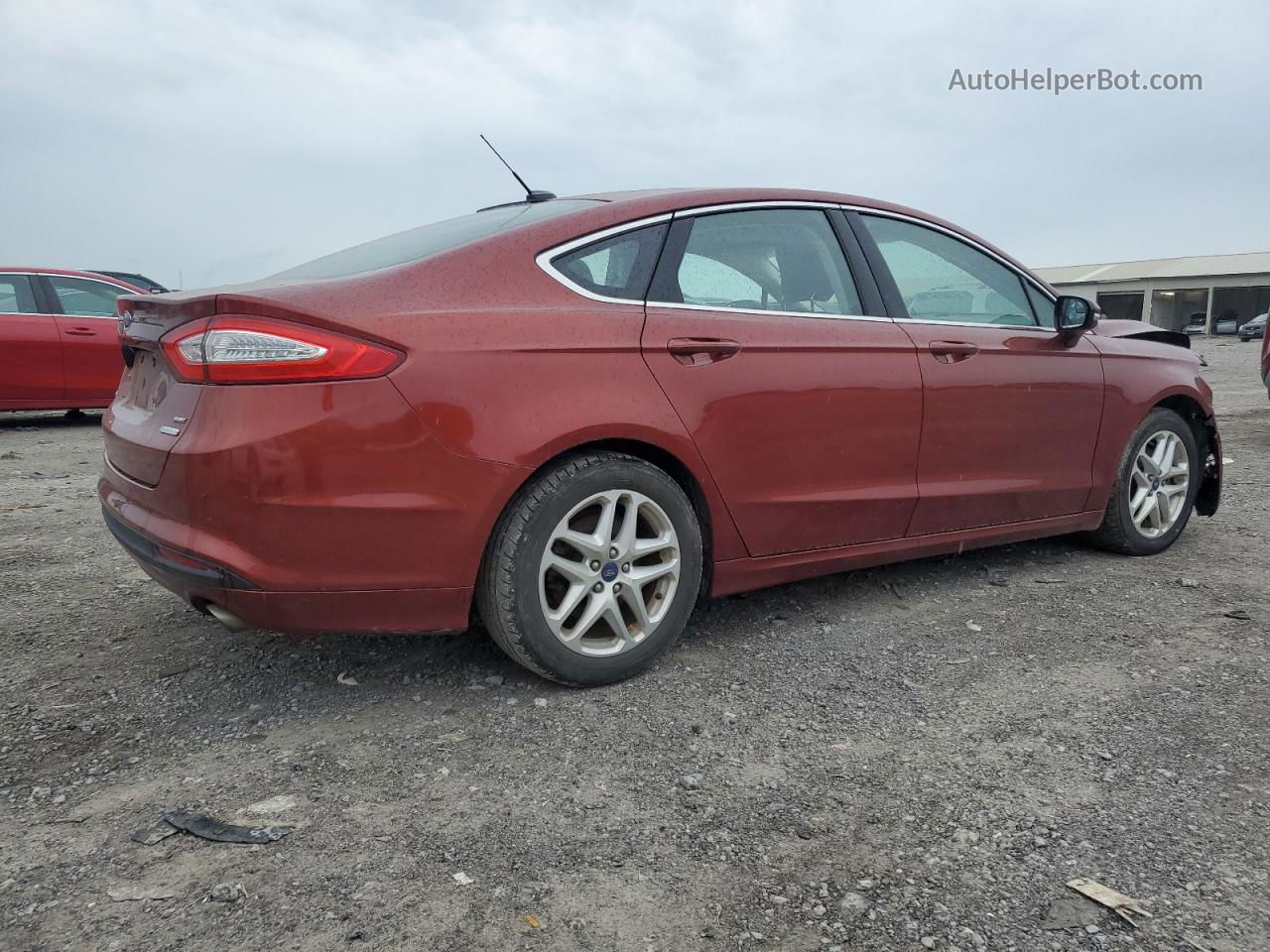 2014 Ford Fusion Se Maroon vin: 3FA6P0HD5ER305486