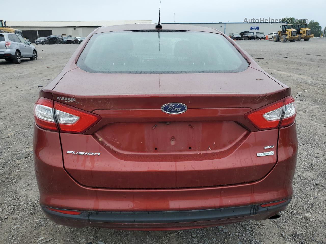 2014 Ford Fusion Se Maroon vin: 3FA6P0HD5ER305486