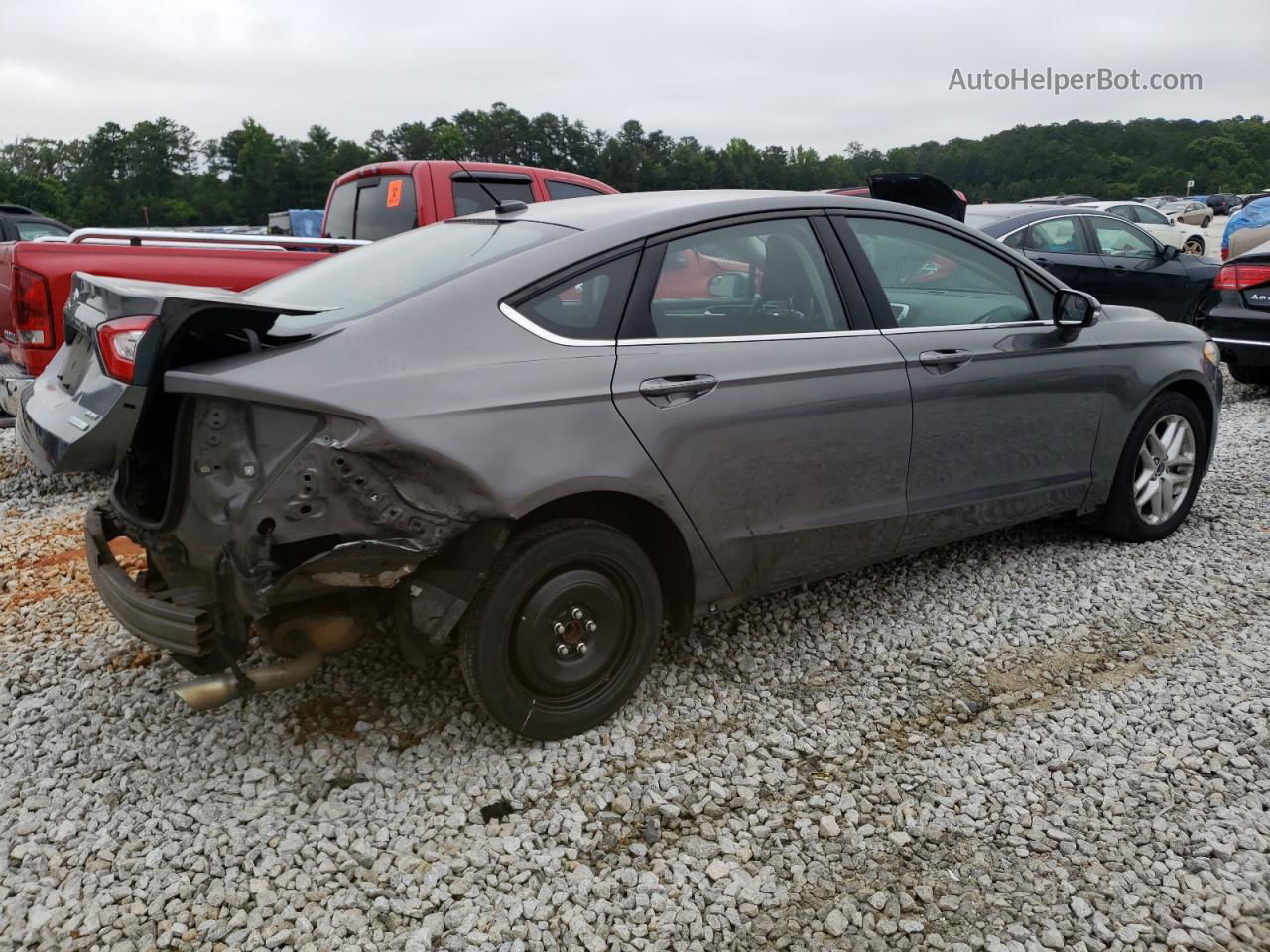 2014 Ford Fusion Se Charcoal vin: 3FA6P0HD5ER332008